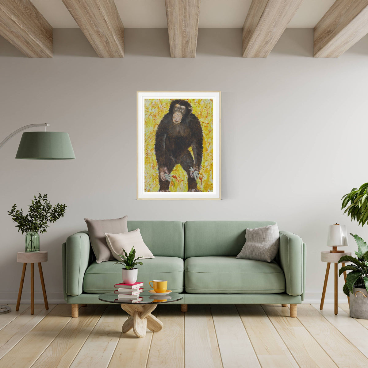 Cranford Axis Monkey Wall Art Print — gallery image 12