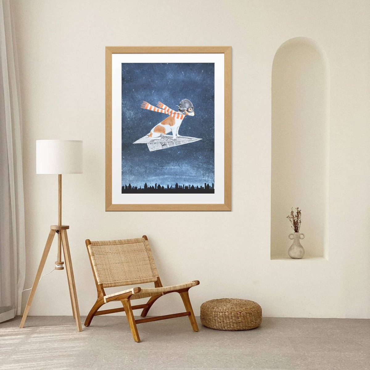 Fernwood Axis Terrier Wall Art Print — gallery image 4