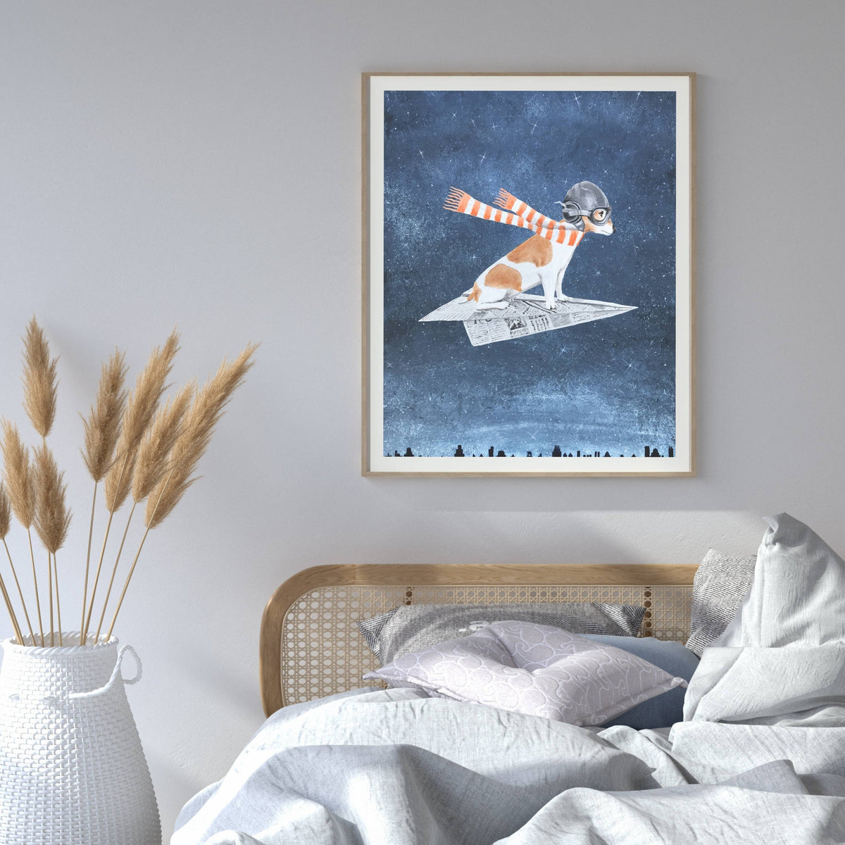 Fernwood Axis Terrier Wall Art Print — gallery image 2