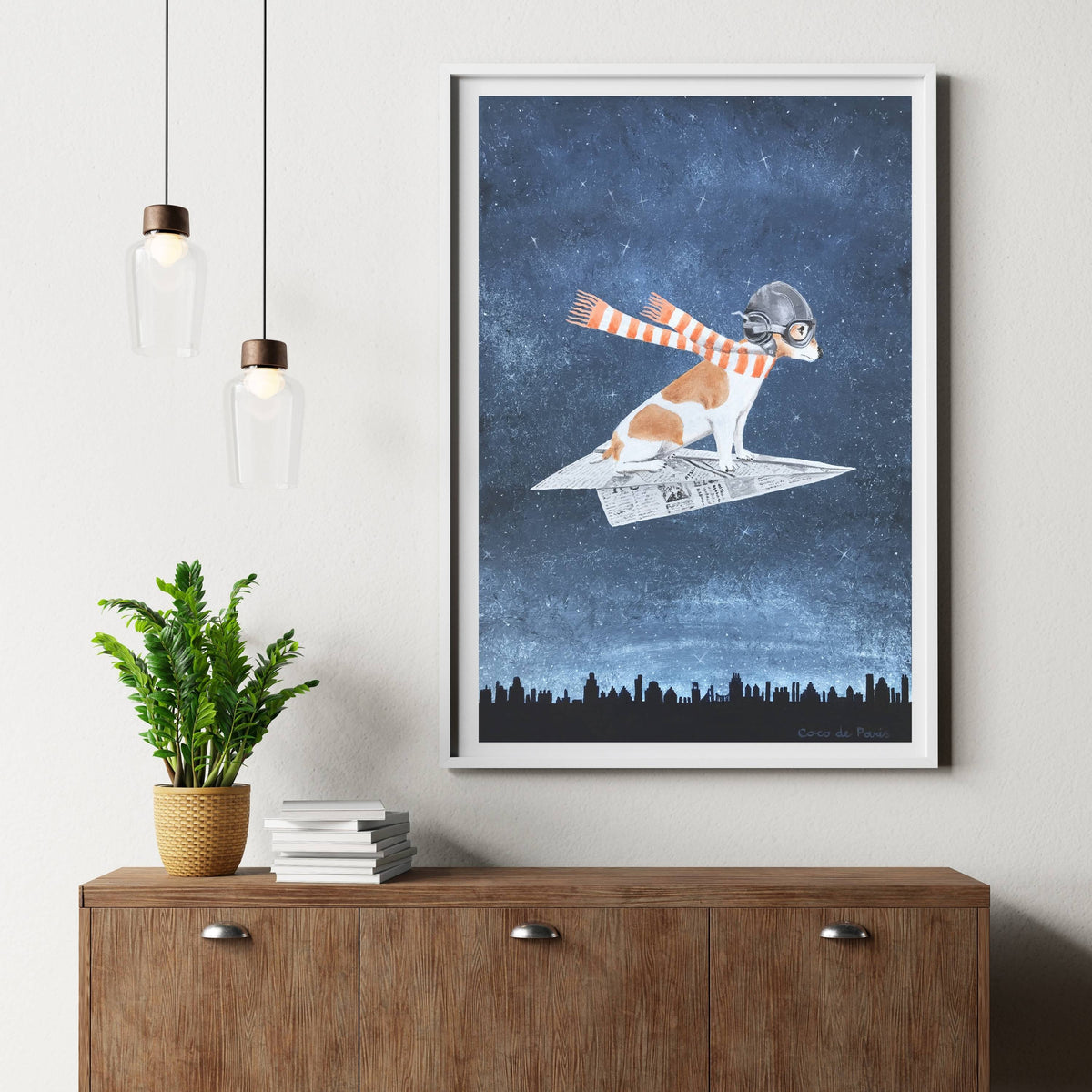 Fernwood Axis Terrier Wall Art Print — gallery image 3