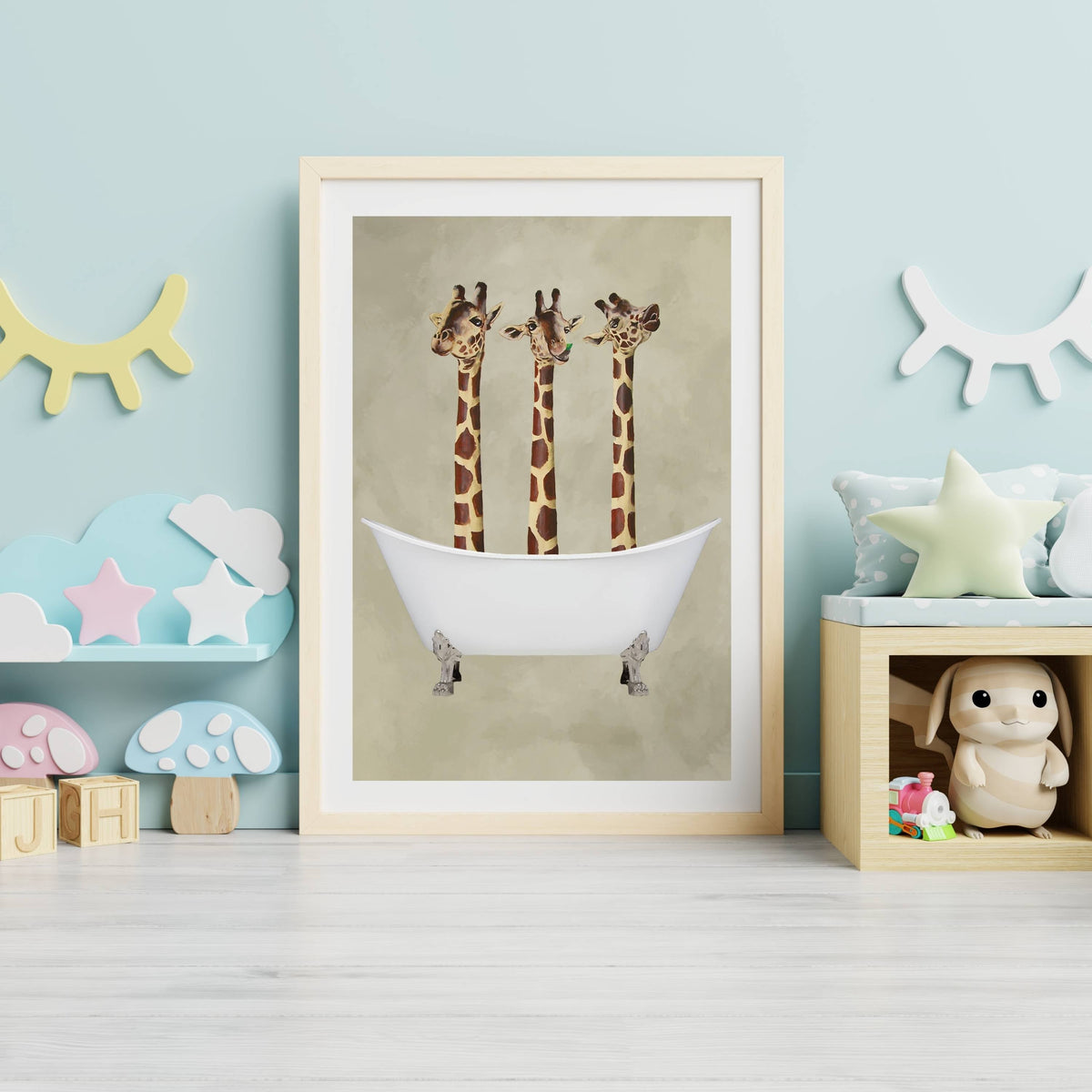 Hartley Axis Giraffe Wall Art Print — gallery image 17