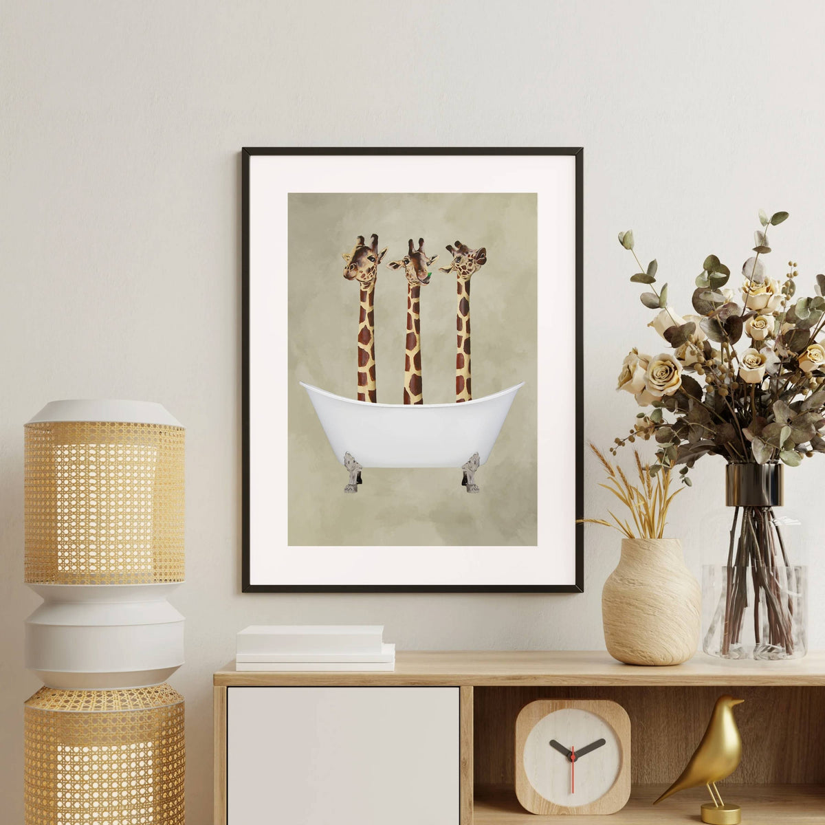 Hartley Axis Giraffe Wall Art Print — gallery image 6