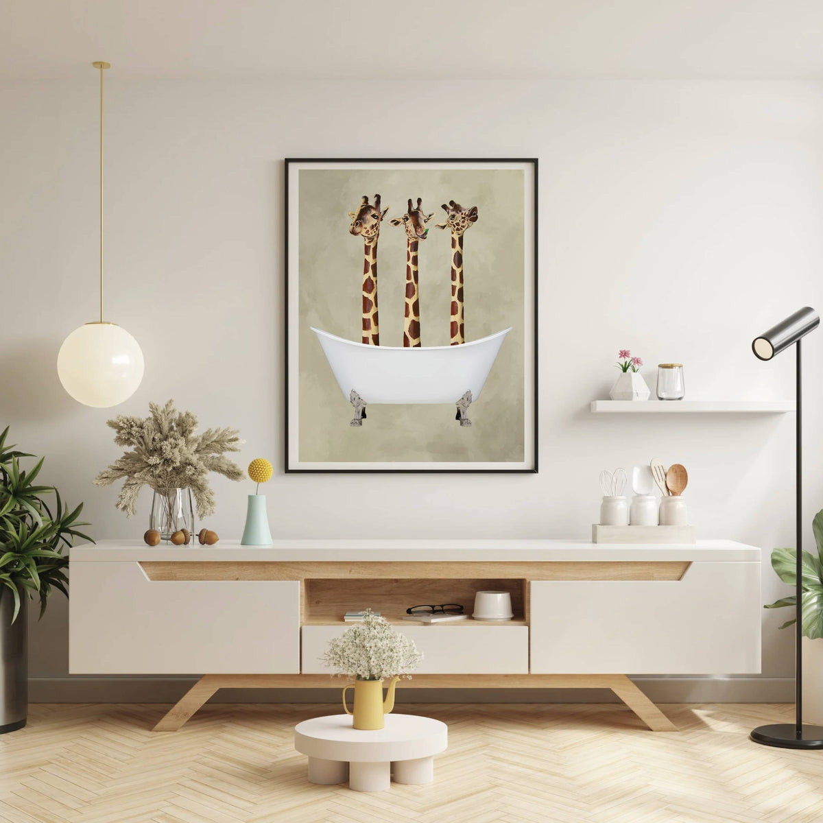 Hartley Axis Giraffe Wall Art Print — gallery image 13