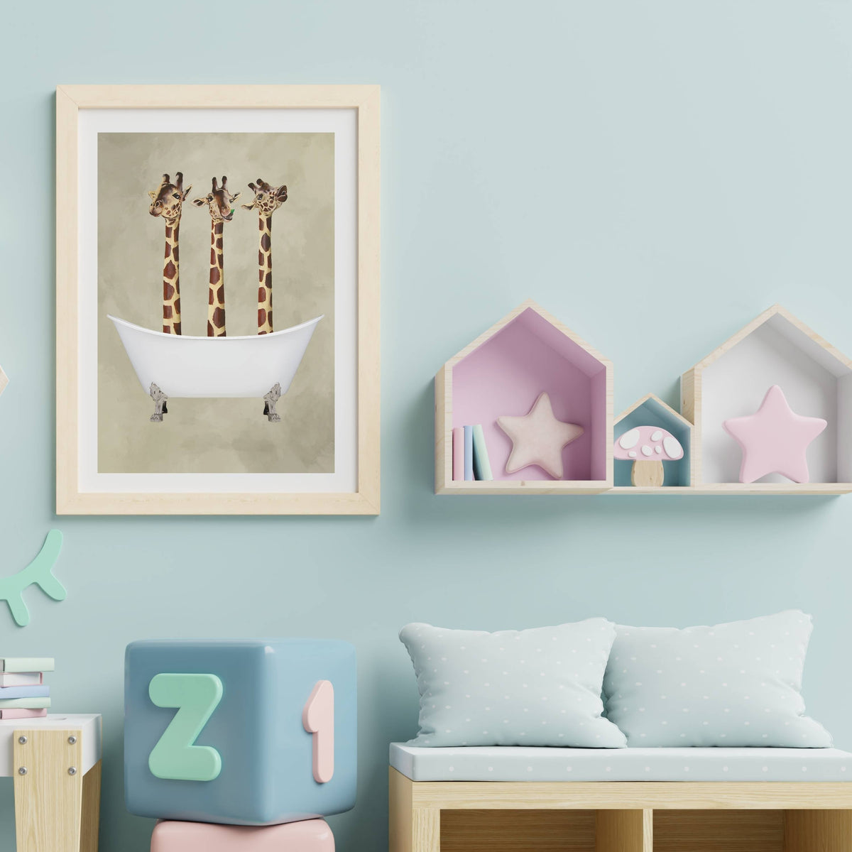 Hartley Axis Giraffe Wall Art Print — gallery image 18