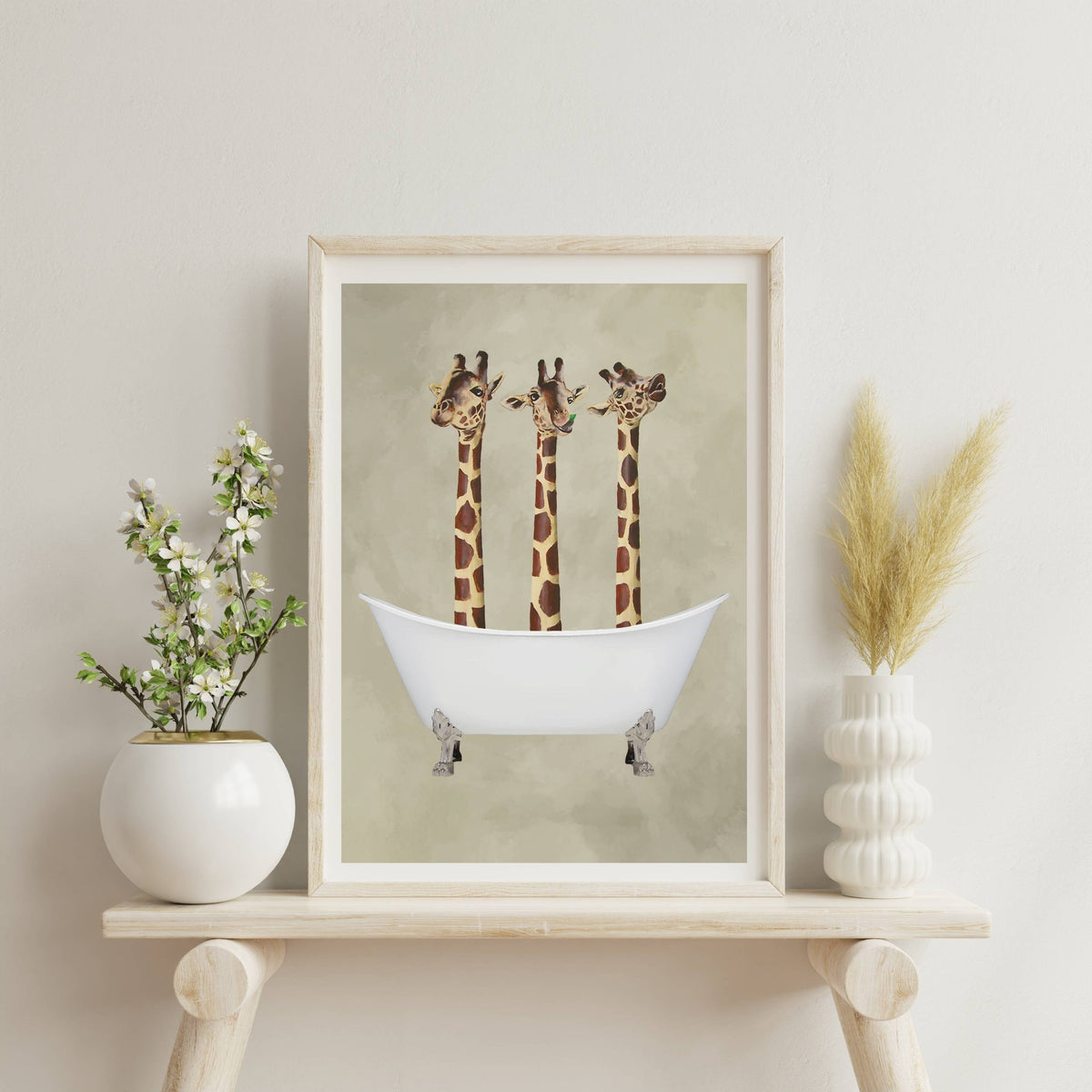 Hartley Axis Giraffe Wall Art Print — gallery image 2