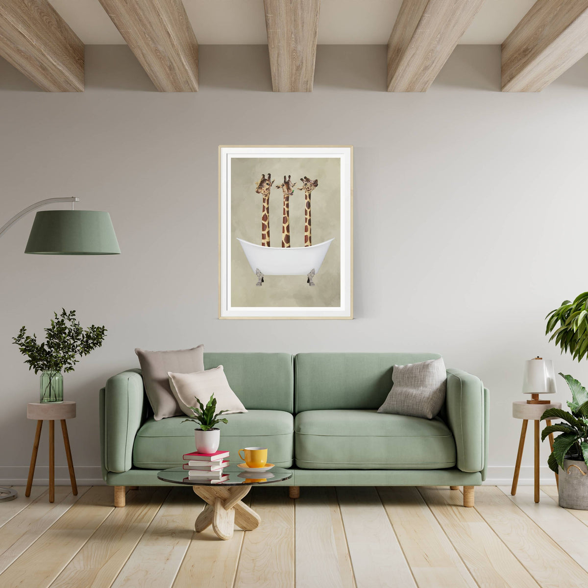 Hartley Axis Giraffe Wall Art Print — gallery image 12