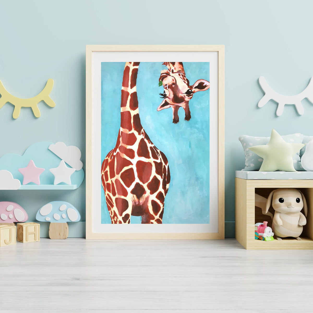Langford Axis Giraffe Wall Art Print — gallery image 17