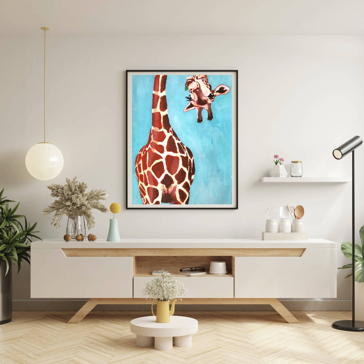 Langford Axis Giraffe Wall Art Print — gallery image 14