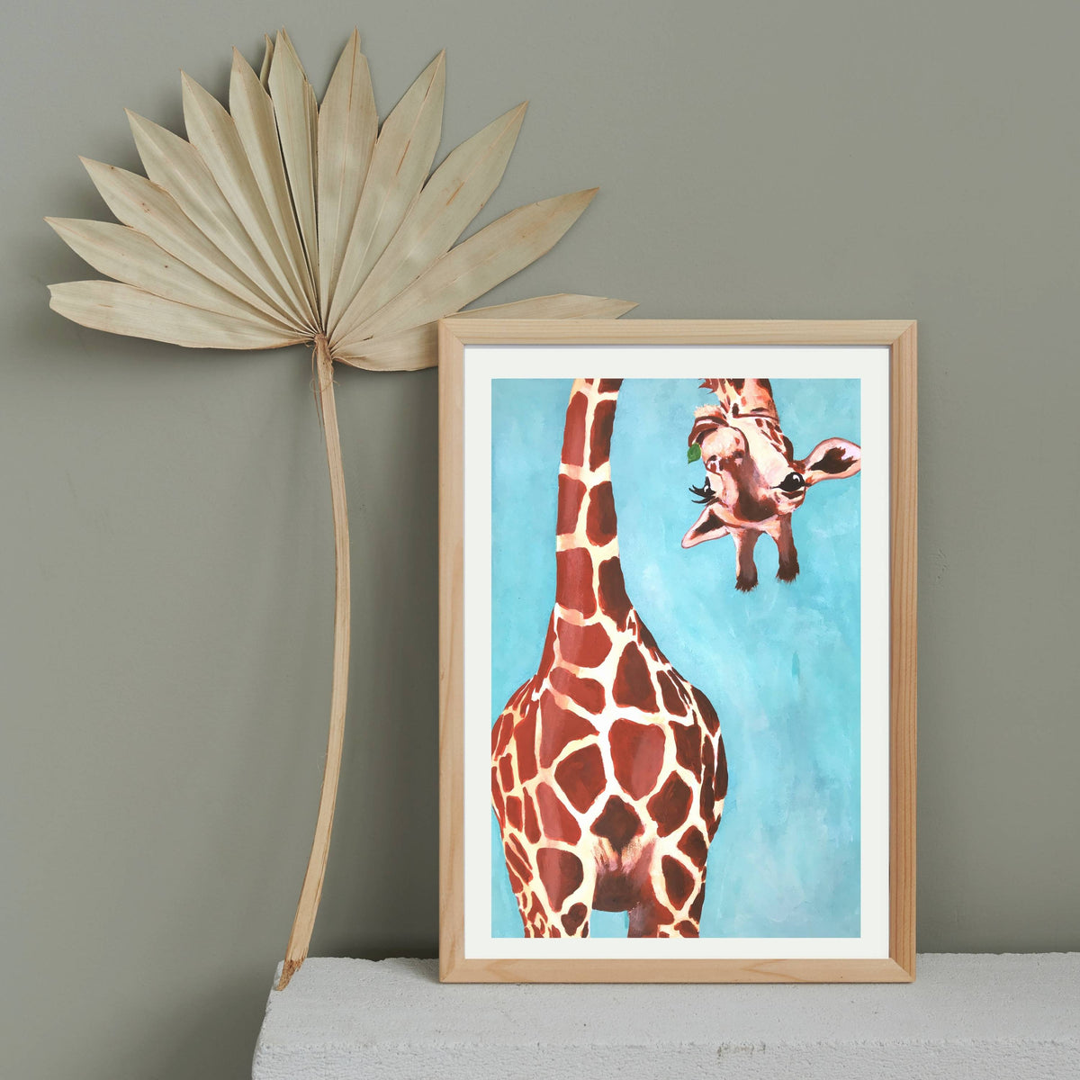 Langford Axis Giraffe Wall Art Print — gallery image 16