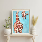Langford Axis Giraffe Wall Art Print — gallery image 3