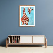 Langford Axis Giraffe Wall Art Print — gallery image 5