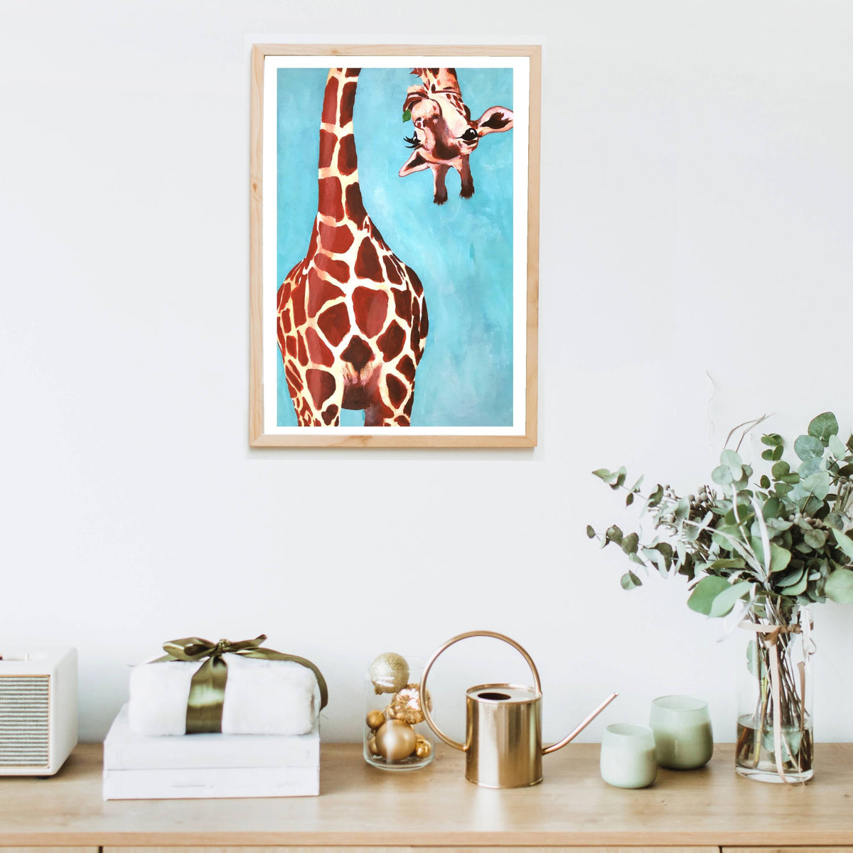 Langford Axis Giraffe Wall Art Print — gallery image 2