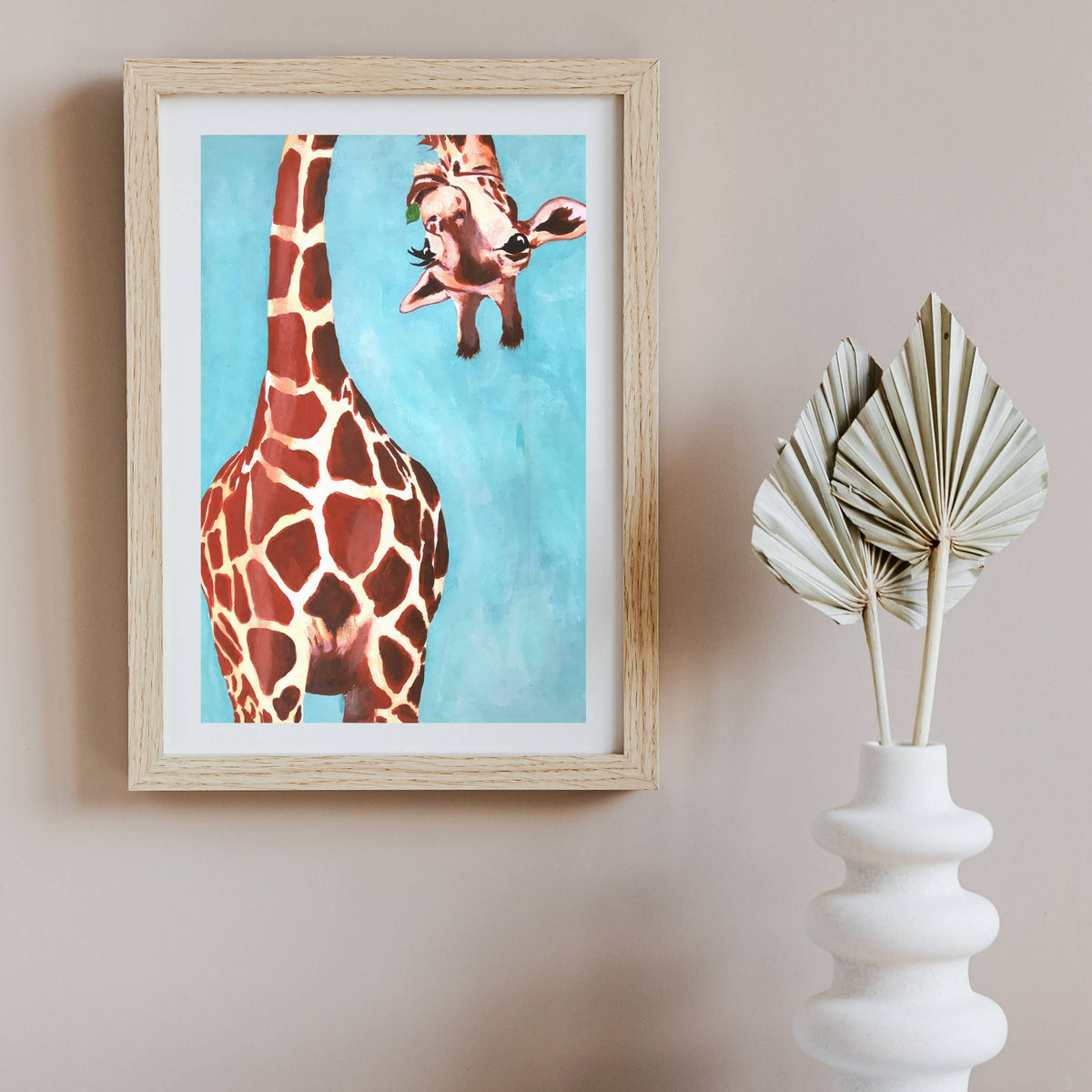 Langford Axis Giraffe Wall Art Print — gallery image 4