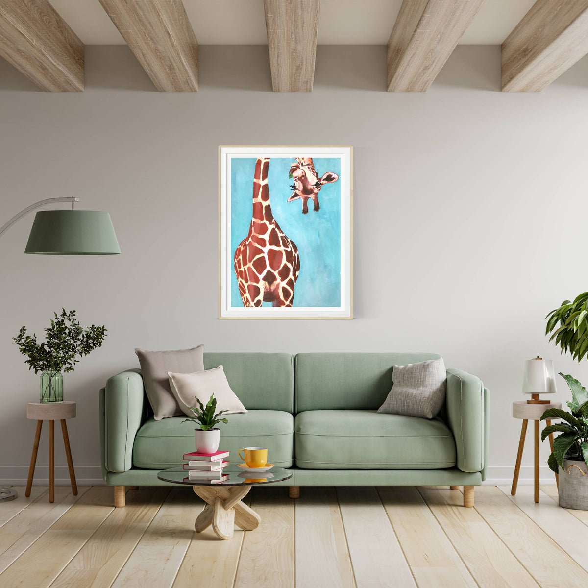 Langford Axis Giraffe Wall Art Print — gallery image 13