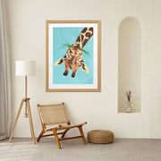 Mossley Axis Giraffe Wall Art Print — gallery image 2