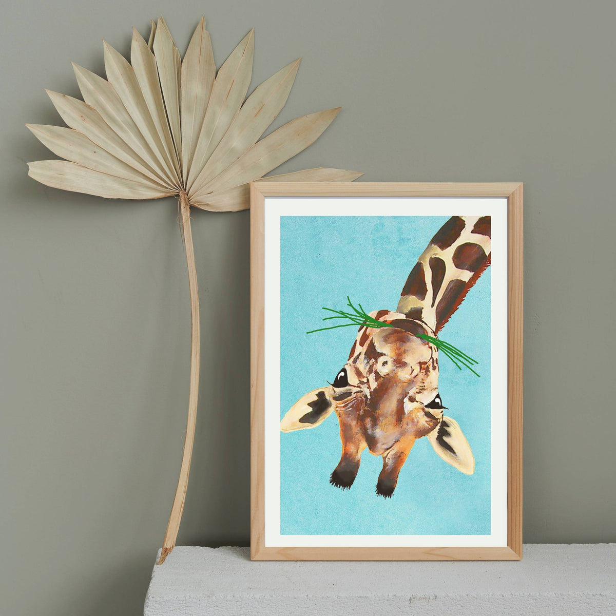 Mossley Axis Giraffe Wall Art Print — gallery image 15