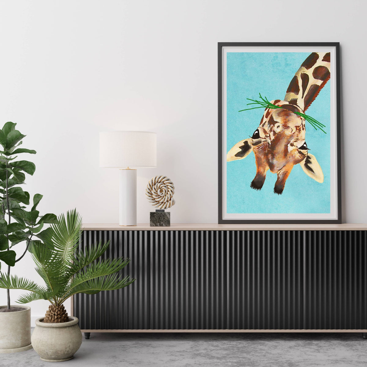 Mossley Axis Giraffe Wall Art Print — gallery image 10