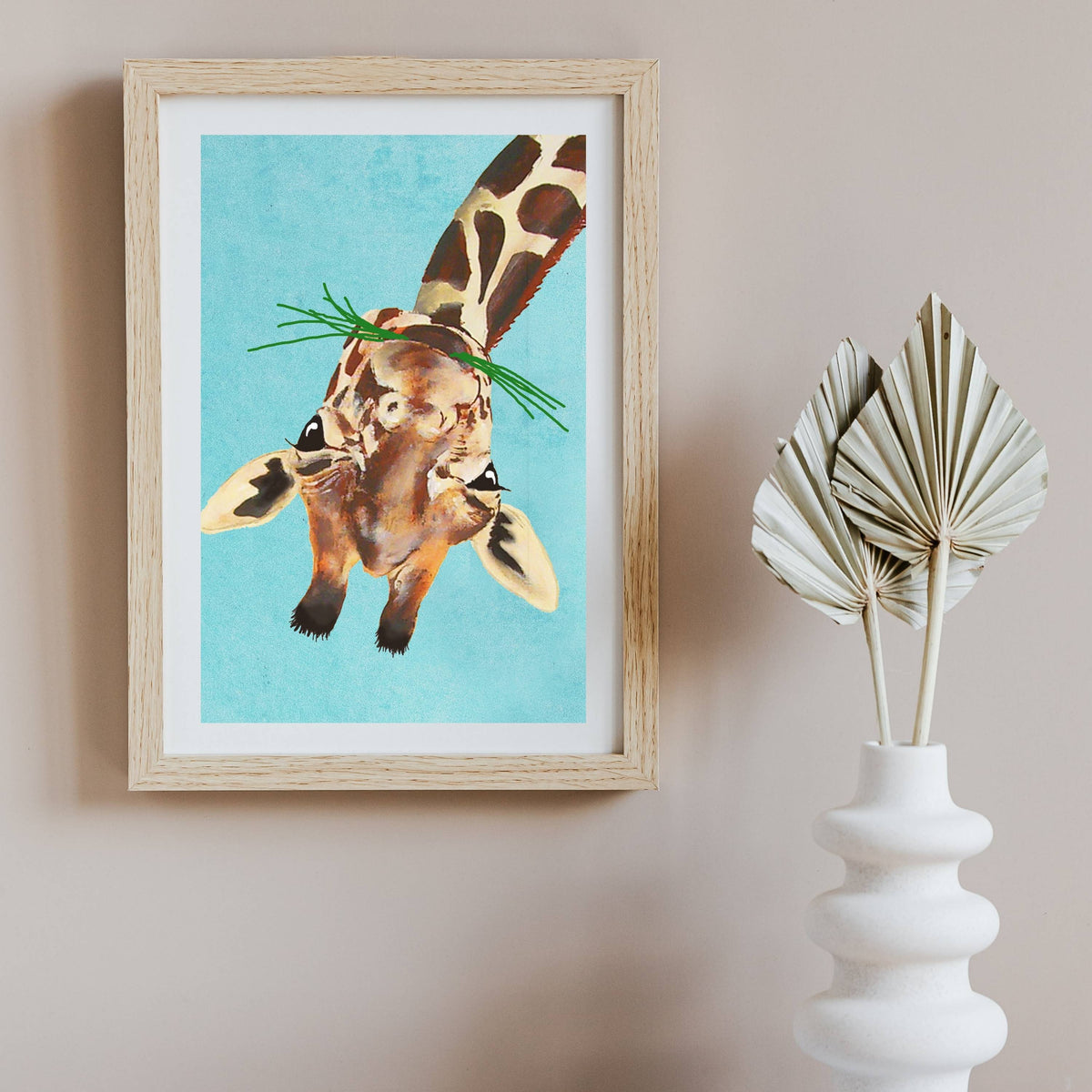 Mossley Axis Giraffe Wall Art Print — gallery image 5