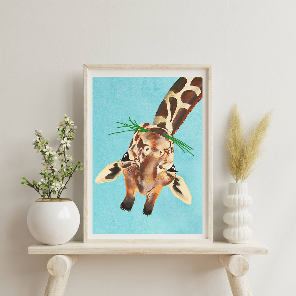 Mossley Axis Giraffe Wall Art Print — gallery image 4