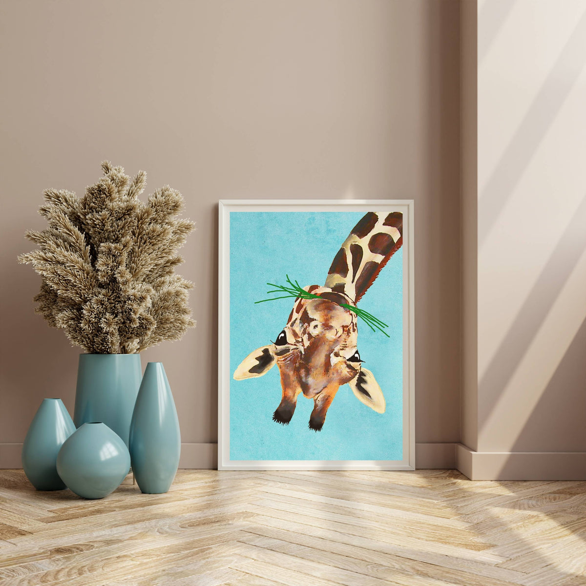 Mossley Axis Giraffe Wall Art Print — gallery image 13