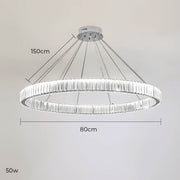 Norwood Axis Crystal Spiral Chandelier — gallery image 10