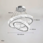 Norwood Axis Crystal Spiral Chandelier — gallery image 11