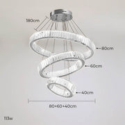 Norwood Axis Crystal Spiral Chandelier — gallery image 13