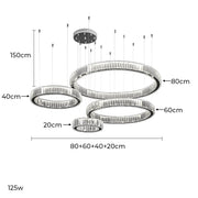 Norwood Axis Crystal Spiral Chandelier — gallery image 14