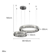 Norwood Axis Crystal Spiral Chandelier — gallery image 16