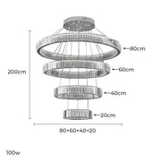 Norwood Axis Crystal Spiral Chandelier — gallery image 18