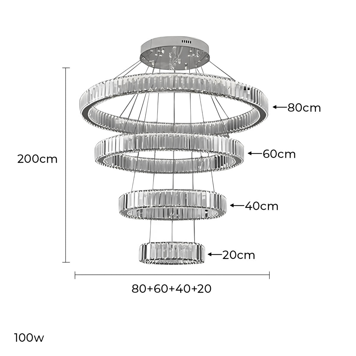 Norwood Axis Crystal Spiral Chandelier — gallery image 18