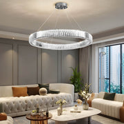 Norwood Axis Crystal Spiral Chandelier — gallery image 3