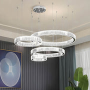 Norwood Axis Crystal Spiral Chandelier — gallery image 6