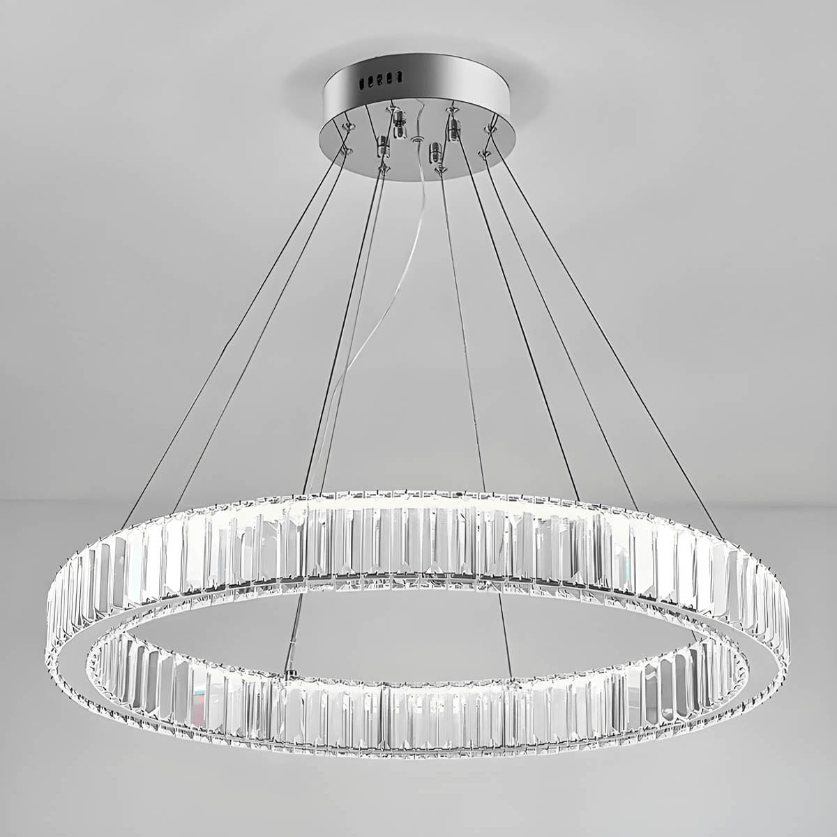 Norwood Axis Crystal Spiral Chandelier — gallery image 20