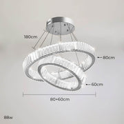 Norwood Axis Crystal Spiral Chandelier — gallery image 26