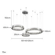 Norwood Axis Crystal Spiral Chandelier — gallery image 31