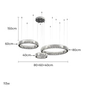 Norwood Axis Crystal Spiral Chandelier — gallery image 32