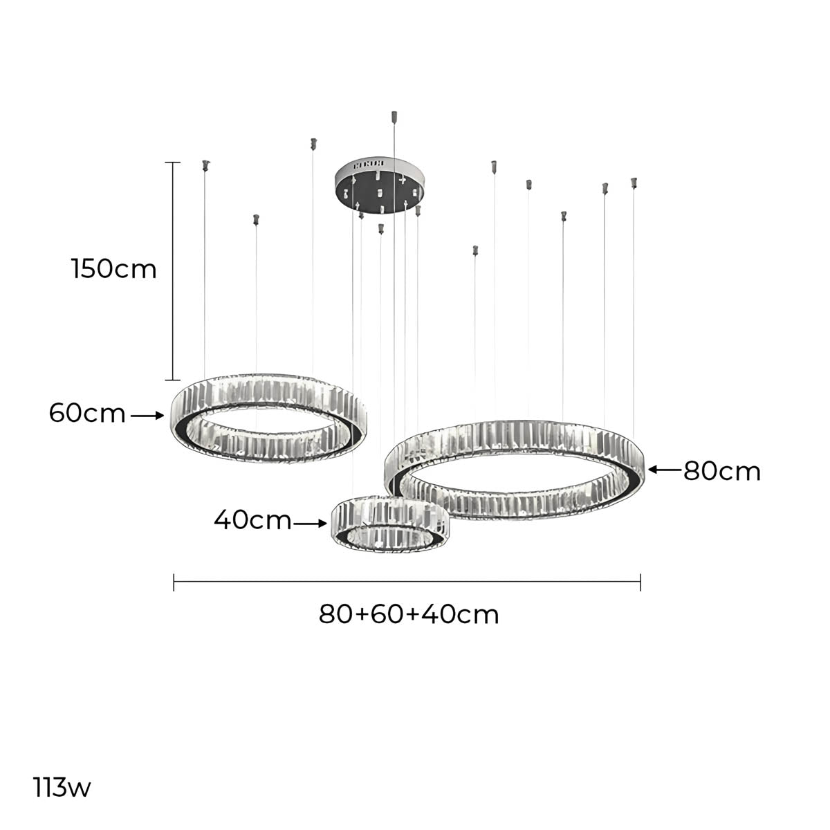Norwood Axis Crystal Spiral Chandelier — gallery image 32