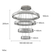 Norwood Axis Crystal Spiral Chandelier — gallery image 34