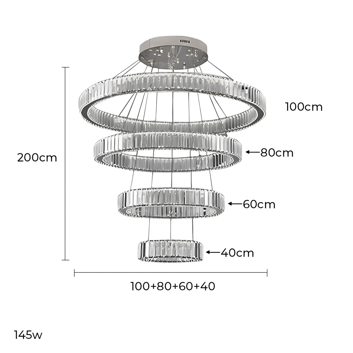 Norwood Axis Crystal Spiral Chandelier — gallery image 34