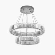 Norwood Axis Crystal Spiral Chandelier — gallery image 1