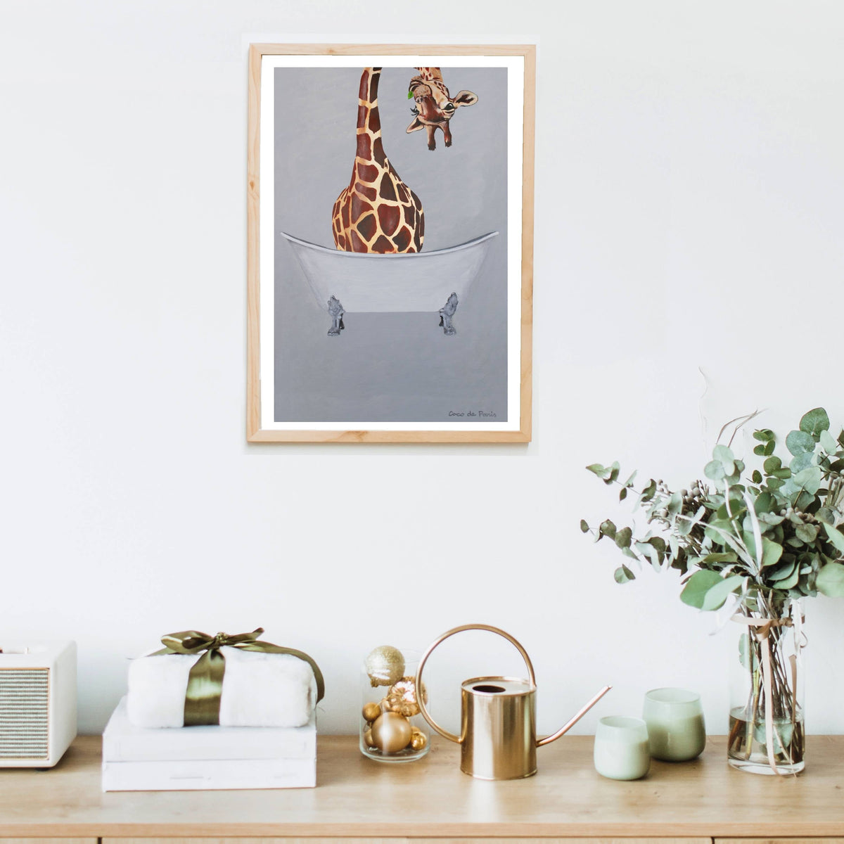 Oakmere Axis Giraffe Wall Art Print — gallery image 17