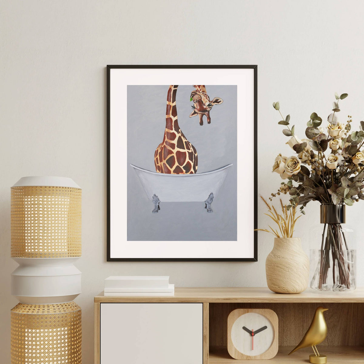 Oakmere Axis Giraffe Wall Art Print — gallery image 7