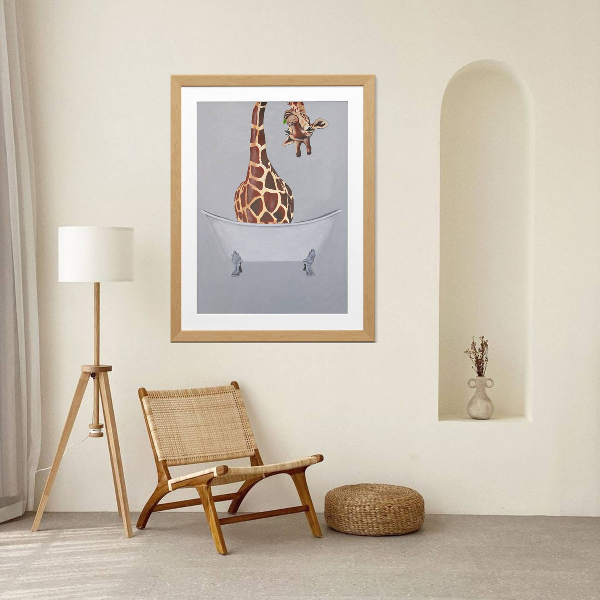 Oakmere Axis Giraffe Wall Art Print — gallery image 12
