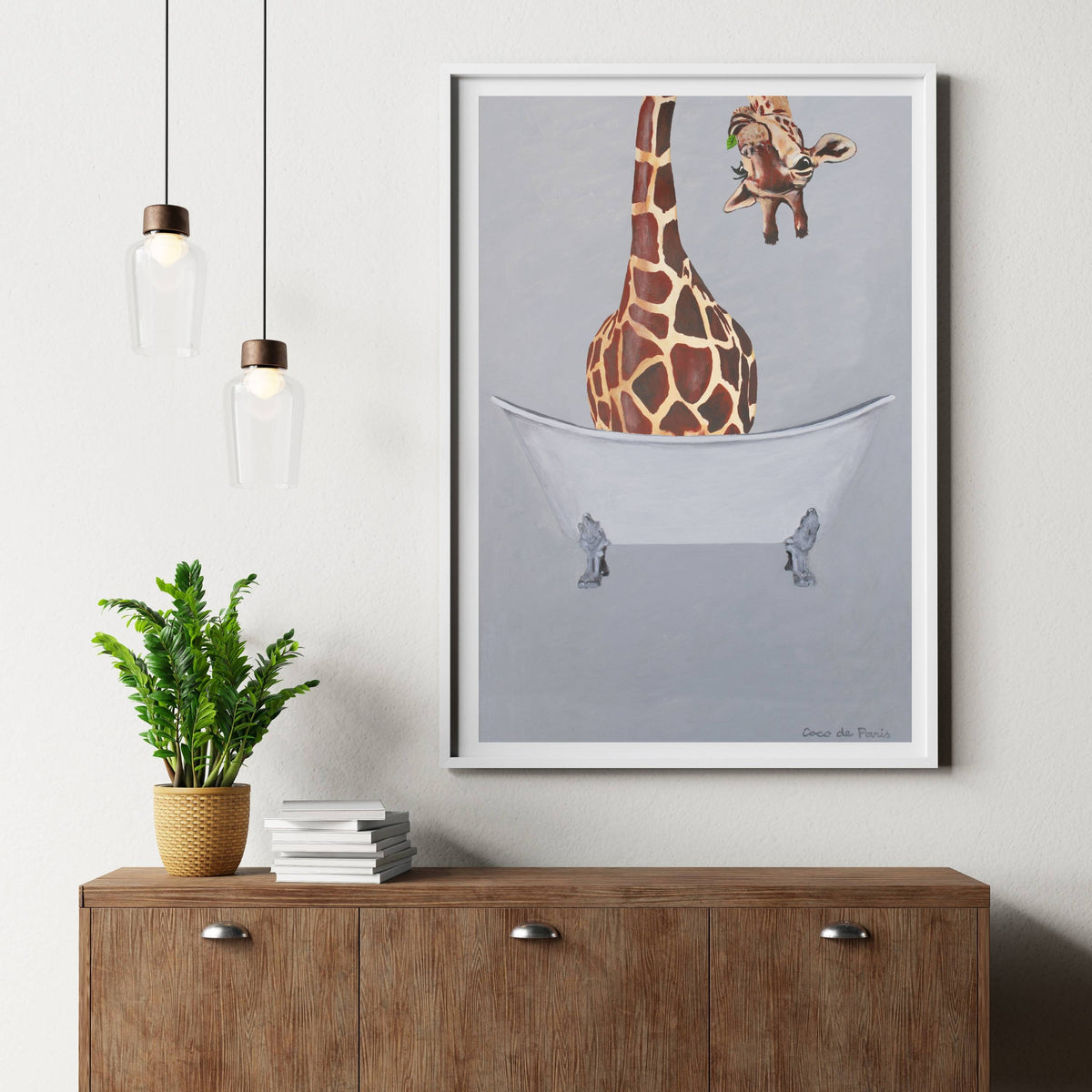 Oakmere Axis Giraffe Wall Art Print — gallery image 6