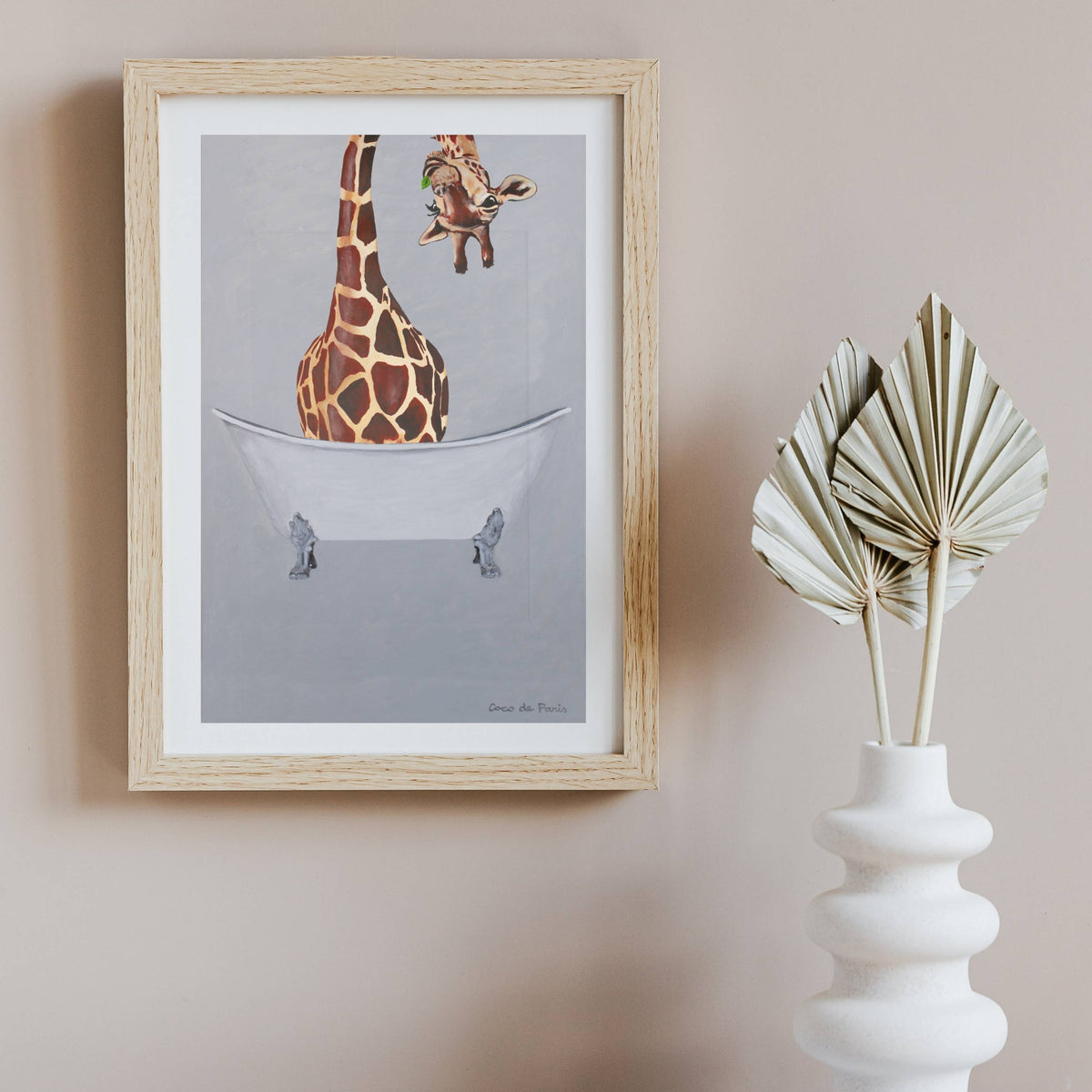 Oakmere Axis Giraffe Wall Art Print — gallery image 4