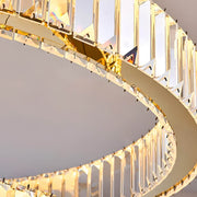 Rosewood Axis Crystal Spiral Chandelier — gallery image 12