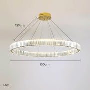 Rosewood Axis Crystal Spiral Chandelier — gallery image 17