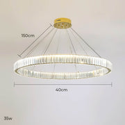 Rosewood Axis Crystal Spiral Chandelier — gallery image 14