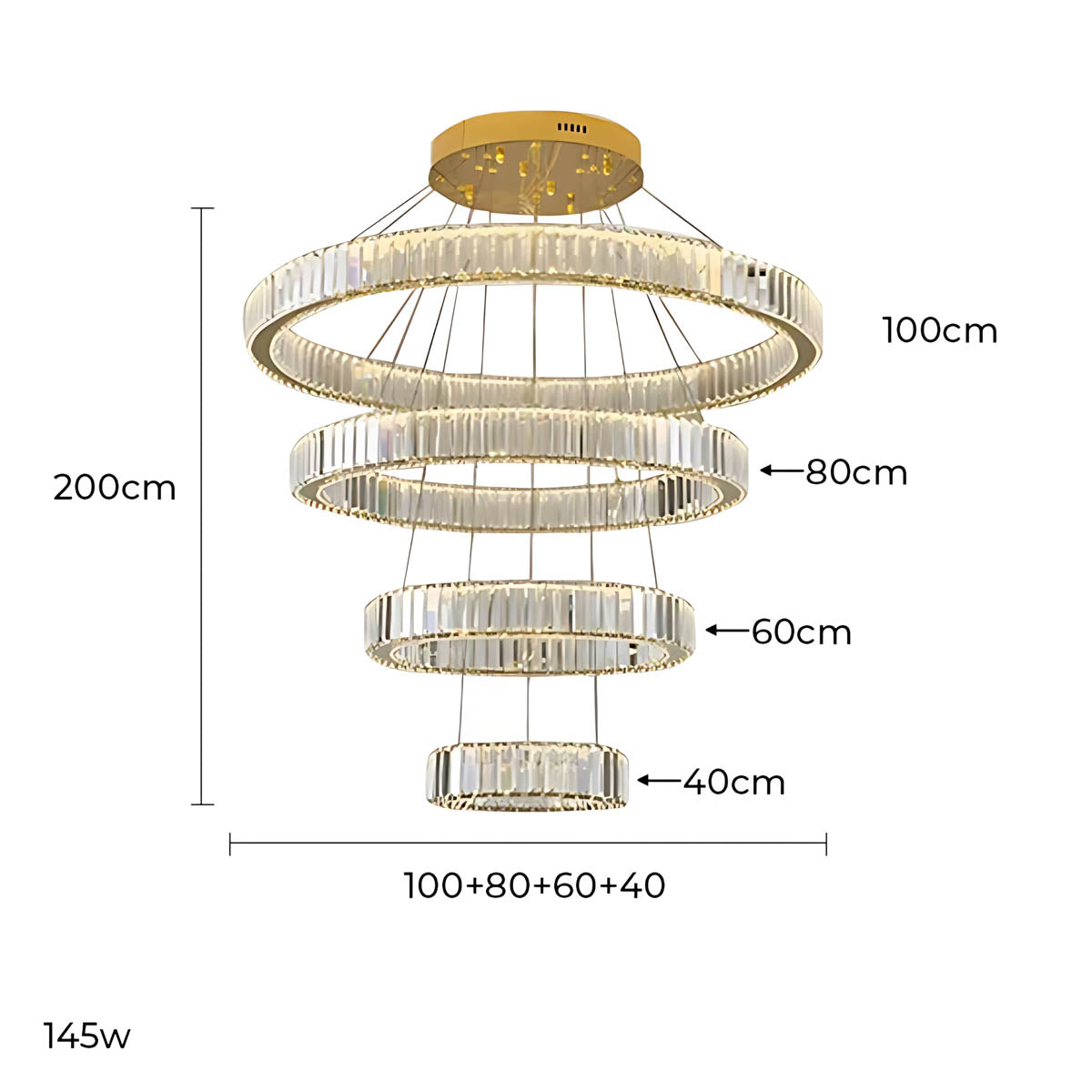 Rosewood Axis Crystal Spiral Chandelier — gallery image 25